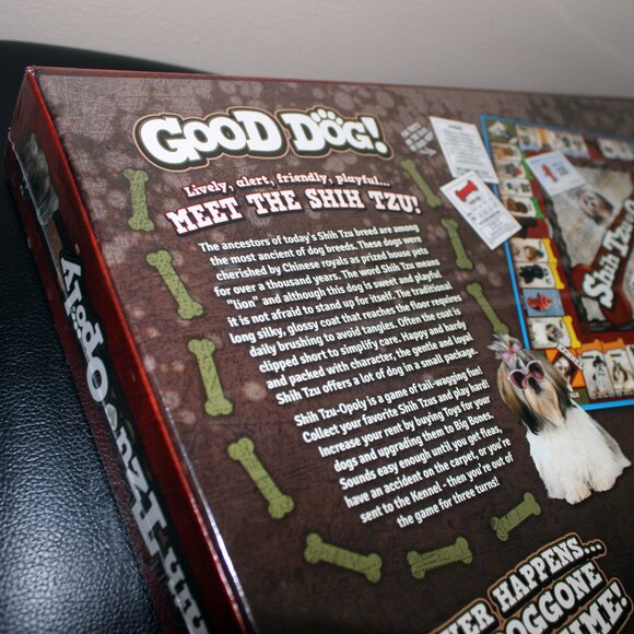 3/$55❤️new sealed🐾🐕Shih Tzu-Opoly🐕🐾Dog-Themed Family Board Game🐾🐕 - Picture 6 of 10